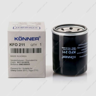 471Q-1012950 KONNER - Фильтр масляный BYD F3  (Фото 1)