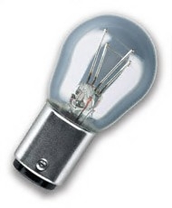 7528 OSRAM - Лампа вспомогательного освещения P21/5W 12V BAY15d (2шт.) blister (Фото 1)