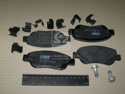 GDB1633 TRW - Комплект тормозных колодок, дисковый тормоз (Фото 1)