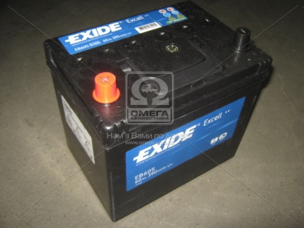 EB605 EXIDE - Аккумулятор   60Ah-12v  EXCELL(230х172х220),L,EN390 (Фото 1)