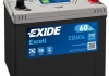 EB604 EXIDE - Аккумулятор   60Ah-12v  EXCELL(230х172х220),R,EN390 (Фото 2)