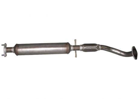S12-1201110 CHERY - Глушитель труба приемная+резонатор  Kimo (Фото 1)