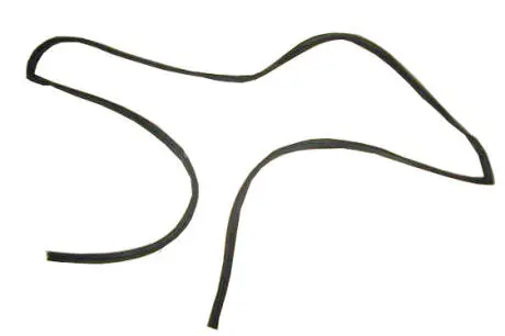 Уплотнитель стекла (1068001605) Geely EC-7, EC-7RV Aftermarket 1018058818