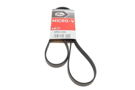 Ремінь ГУРу та кондиціонера 2,4L Chery Eastar Gates 5PK1330 (фото 1)