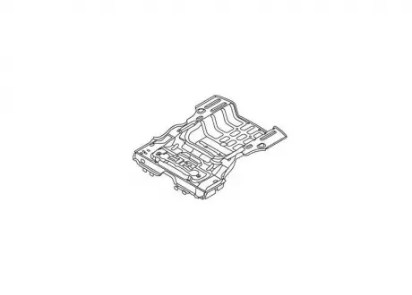 Пол+багажник задняя часть металл Geely CK, CK2 Aftermarket 106201002001