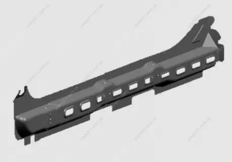 Усилитель порога левый Chery Kimo Aftermarket S12-5400710-DY