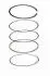 Кільця поршневі 0,8L Chery QQ Aftermarket 372-1DE1004030 (фото 2)