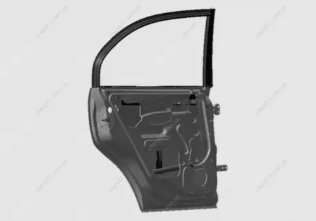 Двері задні ліві Chery Jaggi Aftermarket S21-6201010-DY