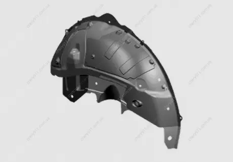 Арка колеса заднього внутрішня лев. Aftermarket T11-5400700-DY