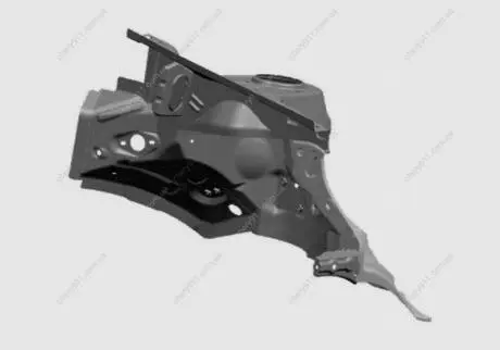 Бризговик лонжерона передній правий (метал) Chery Tiggo Aftermarket T11-8403040-DY