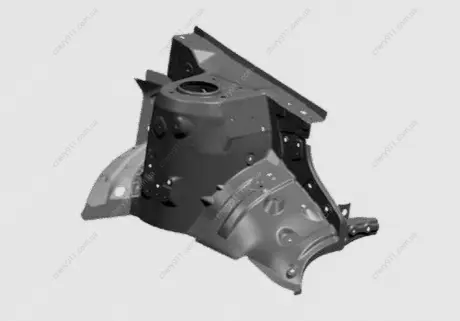 Бризковик лонжерона передній лівий (метал.) Chery Tiggo Aftermarket T11-8403030-DY