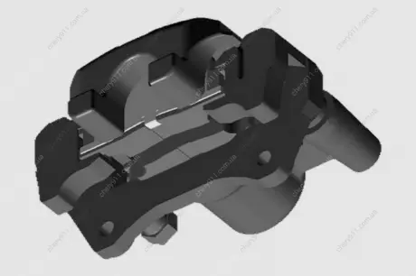 Суппорт тормозной передний правый Chery Cross Eastar Aftermarket B14-3502060