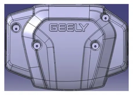 Крышка двигателя декоративная 2,0, 2,4 Geely EX-7 Aftermarket 101802411051