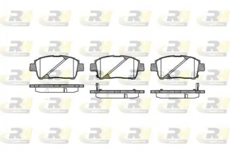 Колодки тормозные передние Geely FC ROADHOUSE 1061001401