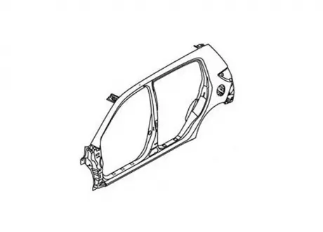 Панель кузова левый Geely MK2 Aftermarket 101201043302