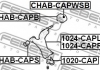 CHAB-CAPS FEBEST - Сайлентблок рычага CHEVROLET CAPTIVA 06- перед. мост с двух сторон (Пр-во ) (Фото 2)