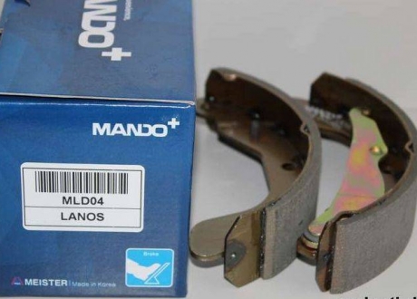 MLD04 MANDO - Колодки торм. барабанные DAEWOO LANOS ( ) (Фото 1)
