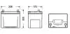 Аккумулятор 65Ah-12v PREMIUM (230х173х222), R, EN580, Азия (тип крепления Korean B1) EXIDE EA654 (фото 4)