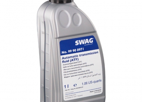 99908971 SWAG - Автотрансмиссионное масло (ATF) (красное) 1L (Фото 1)