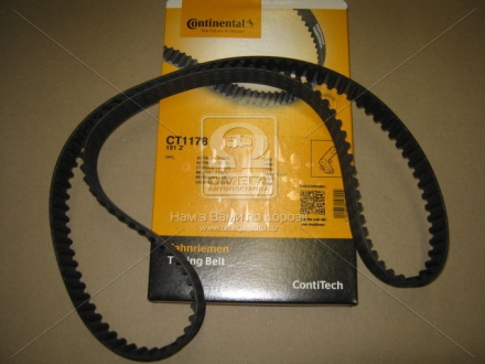 CT1178 Contitech - Ремень зубчатый ГРМ (Пр-во ) (Фото 1)