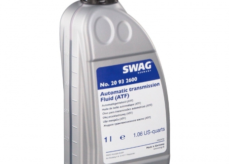 20932600 SWAG - Автотрансмиссионное масло (ATF) DEXRON VI 1L (Фото 1)