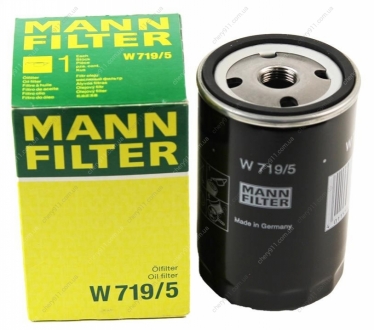W719/5 MANN - Фильтр масляный двигателя Chery Amulet, Forza, E5, Arrizo 3, Elara (Фото 1)