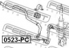 0523-PC FEBEST - Тяга стабилизатора передняя (Фото 2)