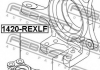 1420-REXLF FEBEST - Опора кульова передня нижня ACTYON 01-09,KYRON 05-,REXTON 02-06/06- (Фото 2)