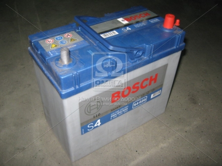 0092S40200 BOSCH - Аккумулятор   45Ah-12v  (S4020) (238x129x227),R,EN330,Азия тонк.клеммы (Фото 1)