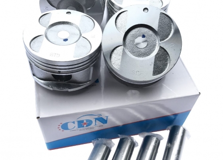 CDN4087 CDN - Поршень 4шт комплект + пальці STD 1.5L CK MK E020100106 (Фото 1)