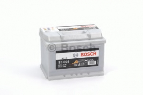 0092S50040 BOSCH - Аккумулятор  S5 Silver Plus 12V 61Ah 600A [-/+] 242x175x175 (Фото 1)