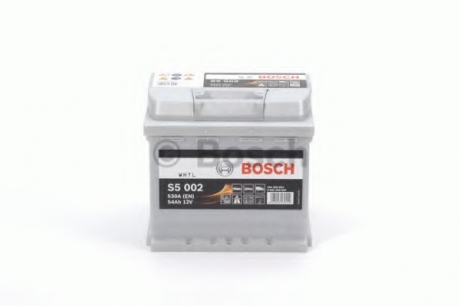 0092S50020 BOSCH - Аккумулятор  S5 Silver Plus 12V 54Ah 530A [-/+] 207x175x190 (Фото 1)