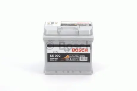 Акумулятор 54Ah-12v (S5002) (207x175x190),R,EN530 BOSCH 0092S50020