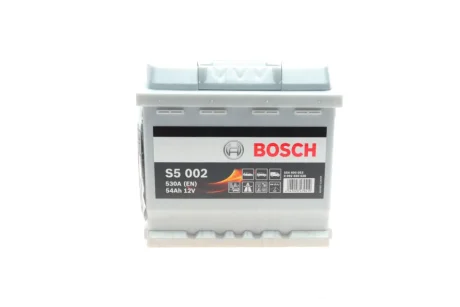 Акумулятор 54Ah-12v (S5002) (207x175x190),R,EN530 BOSCH 0092S50020