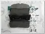 Колодки тормозные передние c ABS CK GEELY 3501190005-00 (фото 1)