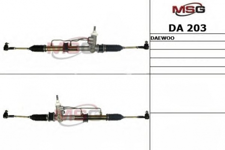 DA203 MSG - Рулевая рейка с ГУР новая CHEVROLET MATIZ (M200, M250) 05-;DAEWOO MATIZ (KLYA) 98- (Фото 1)