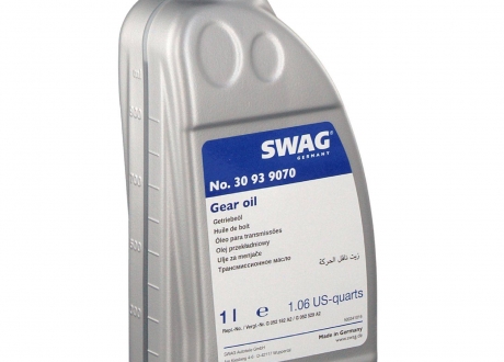 30 93 9070 SWAG - Олива трансмісійна DSG GEARBOX OIL 1л (Фото 1)