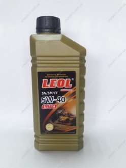 890240-Leol Leol - Масло моторное 5W40 Ультра Синтетика 1 Л (ЛЕОЛ Украина) (Фото 1)