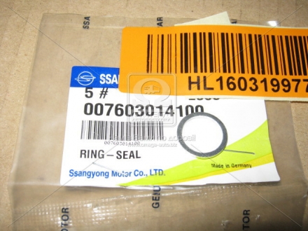 007603014100 SSANGYONG - Кольцо уплотнительное датчика охлаждающей жидкости Actyon (Sports 2012), Korando ( ) (Фото 1)
