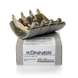 Колодки задні гальмові Chery A13 (ZAZ Forza) KONNER A15-3502170