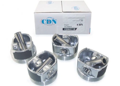 CDN4118 CDN - Поршень 4шт комплект + пальці 0.5 477 1.5L A13 A15 477F-1004020CA (Фото 1)