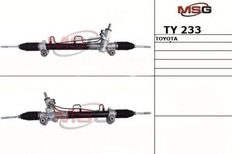 TY233 MSG - Рулевая рейка с ГУР новая LEXUS ES  2006-2011;TOYOTA CAMRY 2006-2011 (Фото 1)