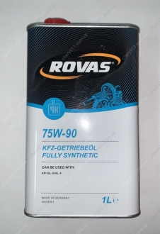 75W90-Rovas Rovas - Масло трансмисионное  75W90 (Фото 1)