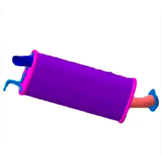 Глушитель, Chery Tiggo 2 Aftermarket J69-1201030