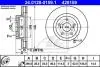 Диск тормозной передний Geely EX-7/EC8/Atlas ATE 1014011607 (фото 3)
