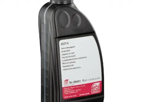 Жидкость тормозов. FEBI DOT4 (Канистра 1л) FEBI BILSTEIN 26461