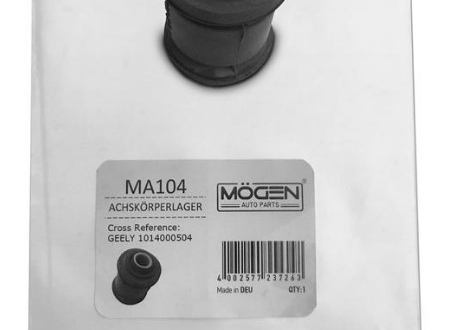 MA104 Mogen - Сайлентблок переднього важеля передній (Німеччина, ) CK 1014000504 (Фото 1)