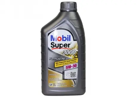 Масло моторное SUPER 3000 F-FE 5W30 1л Mobil 5W30 3000 FE 1L