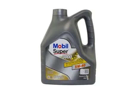 Масло моторне SUPER 3000 Х1 5W40 4л Mobil 152566