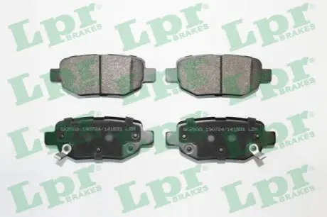 Колодки задние тормозные Chery Eastar LPR B11-3502080BA